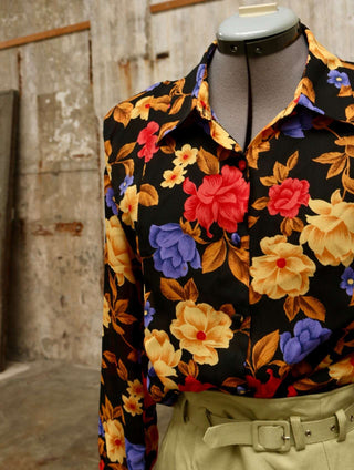Gebloemde blouse - Maat S/M