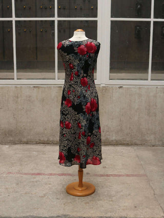 Soepele 90s midi jurk - Maat M