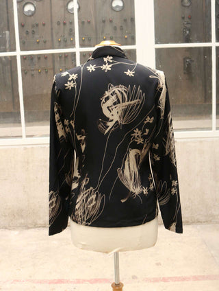 Blouse met print - Maat S/M