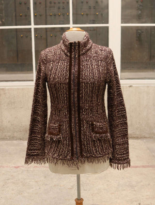 90s vest bruin - Maat M