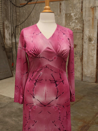 Roze maxi jurk - Maat L/XL