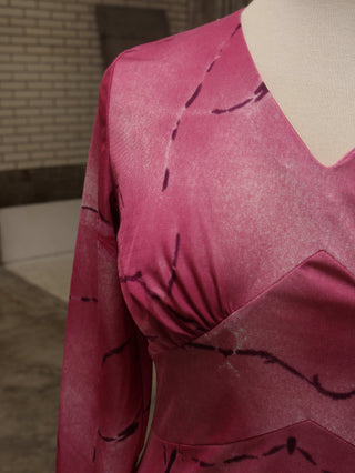 Roze maxi jurk - Maat L/XL
