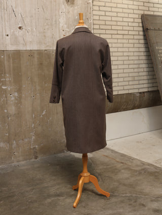 Soepele wollen mantel - Maat L/XL