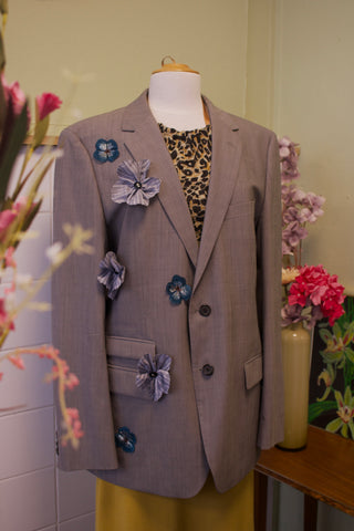 Reworked blazer floral Hugo Boss