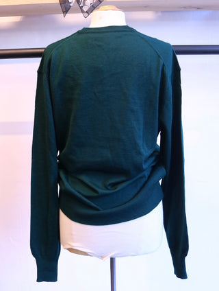 Green wool sweater - Size L