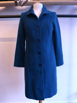Petrol wool coat - Size XS
