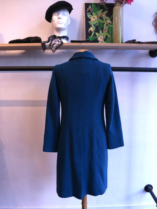 Petrol wool coat - Size XS