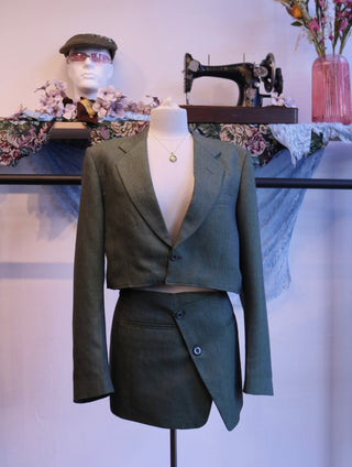 Reworked blazer set - 2 delig - Maat M