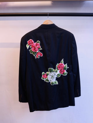 Reworked blazer bloem - Maat L