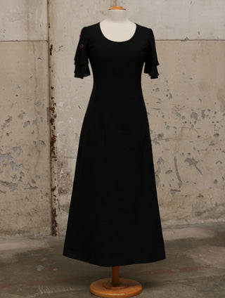 Zwarte maxi jurk - Maat S