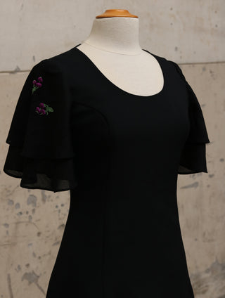 Zwarte maxi jurk - Maat S