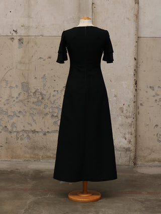 Zwarte maxi jurk - Maat S