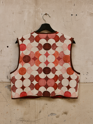 Reworked gilet dots/flowers