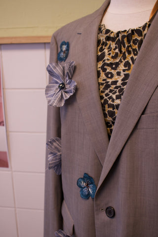 Reworked blazer floral Hugo Boss