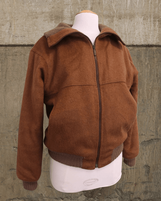 Harig bomberjack rib - Maat M