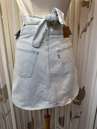 Reworked denim rok - Maat M