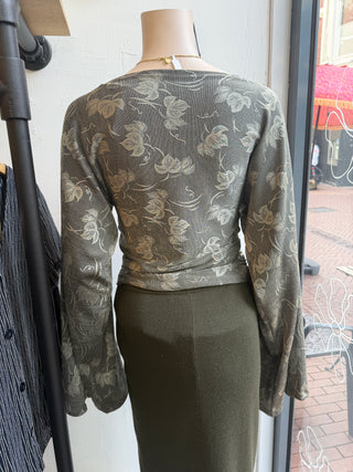 Reworked top wijde mouwen