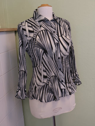 Plisse blouse - Maat S/M