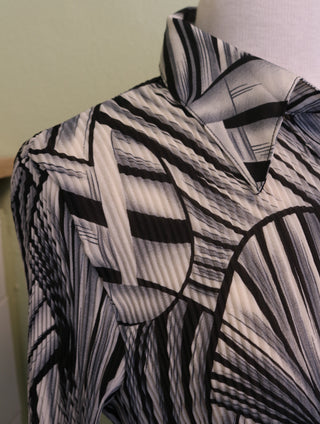 Plisse blouse - Maat S/M