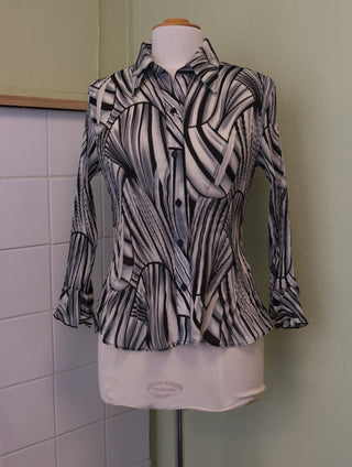 Plisse blouse - Maat S/M