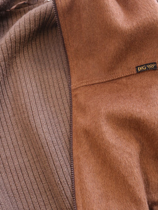 Harig bomberjack rib - Maat M