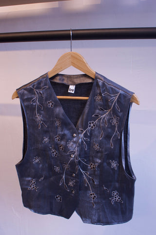 Geborduurd gilet - Maat M