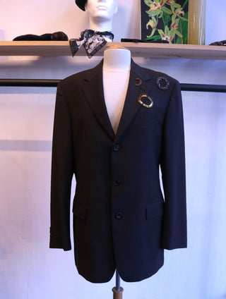 Reworked blazer kralen - Maat L