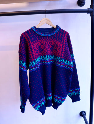 Wollen Noorse trui - Maat XL/XXL