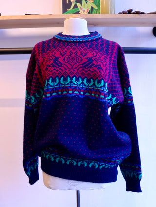 Wollen Noorse trui - Maat XL/XXL