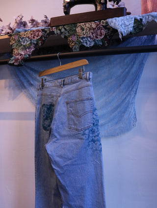 Reworked jeans kant - Maat L