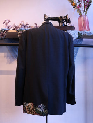 Reworked blazer bloem - Maat XL
