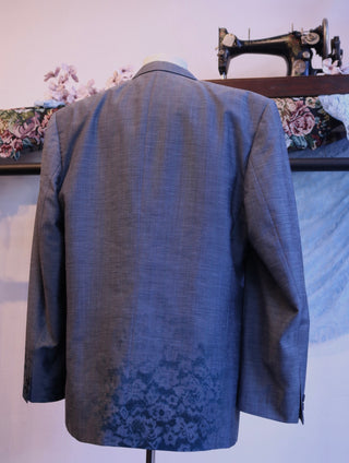 Reworked double breasted blazer kant - Maat M/L