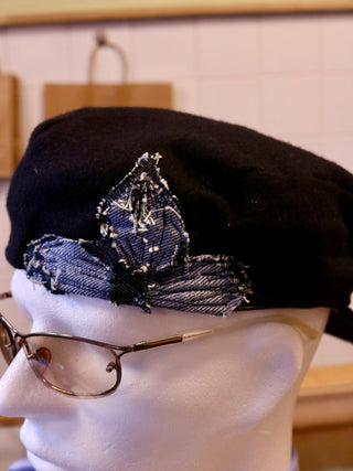 Reworked flatcap denim