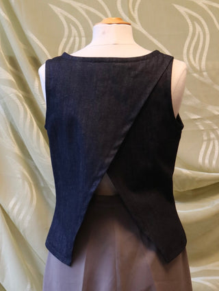 Reworked denim top - Maat S t/m L