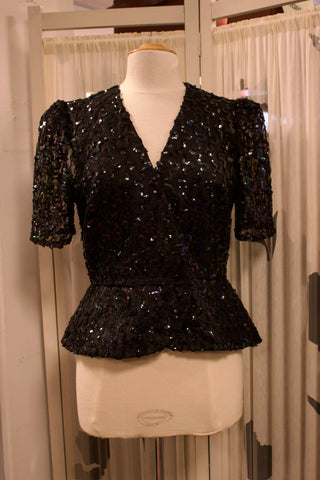 Pailletten top - Maat M/L