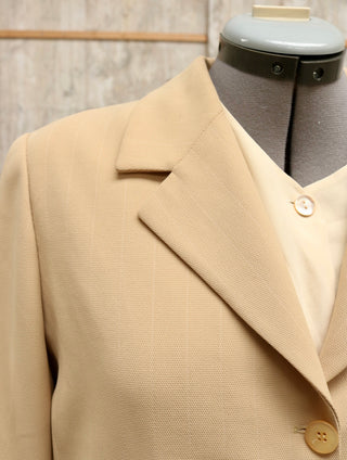 Licht beige blazer - Maat M