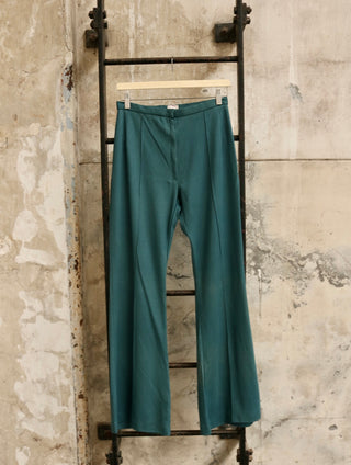 Petrol flared broek deadstock - Maat S