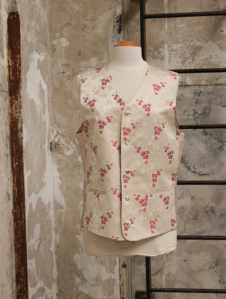 Gilet met bloemen - Maat M/L