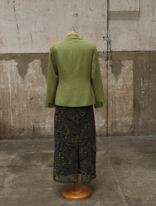 Groene blazer - Maat M