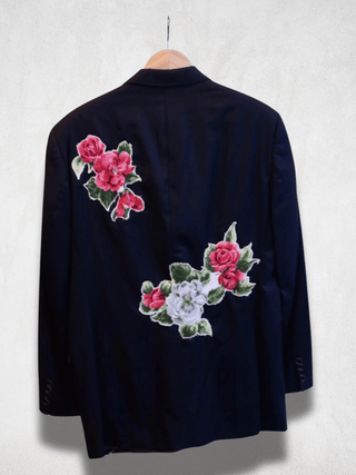 Reworked blazer bloem - Maat L