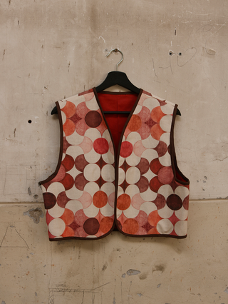 Reworked gilet dots/flowers