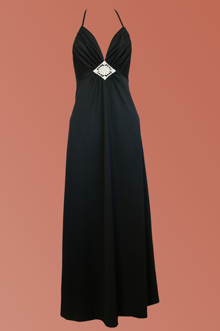 Halter maxi jurk - Maat M