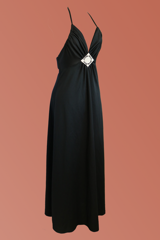 Halter maxi jurk - Maat M