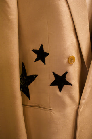 Reworked blazer sterren - M